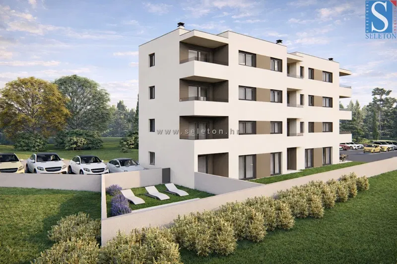Istra, Poreč - okolica, novi stan od 62 m2, 1. kat, 2 parkinga, zgrada ima LIFT