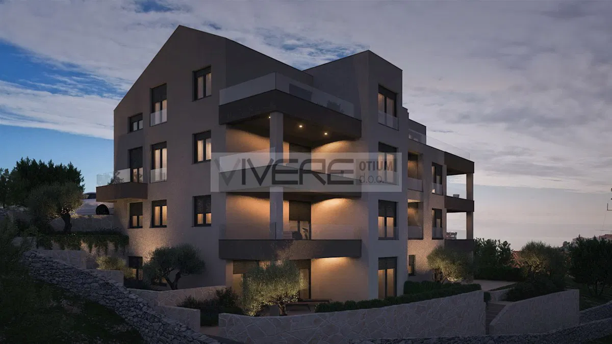 Penthouse A4 sa čarobnim pogledom na uvalu i more