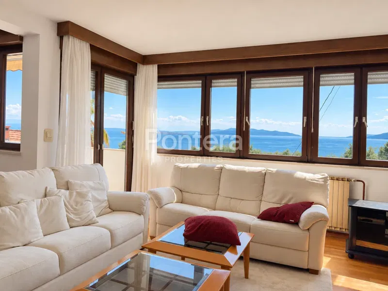 OPATIJA, PAVLOVAC 3s+db s panoramskim pogledom na more