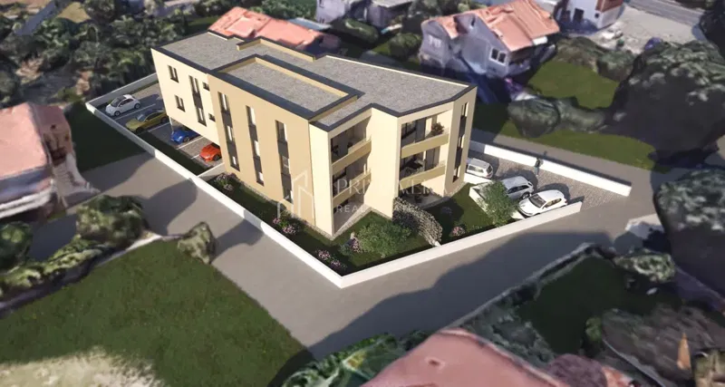 Bokanjac, S2 - dvosoban stan s vrtom, novogradnja