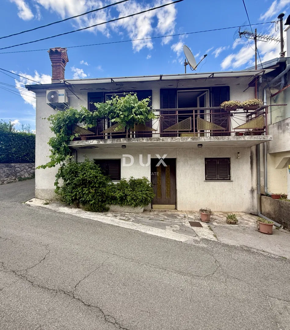 Matulji, Rukavac, krajnja kuća u nizu, 90 m2, konoba, dvosobni stan, parking