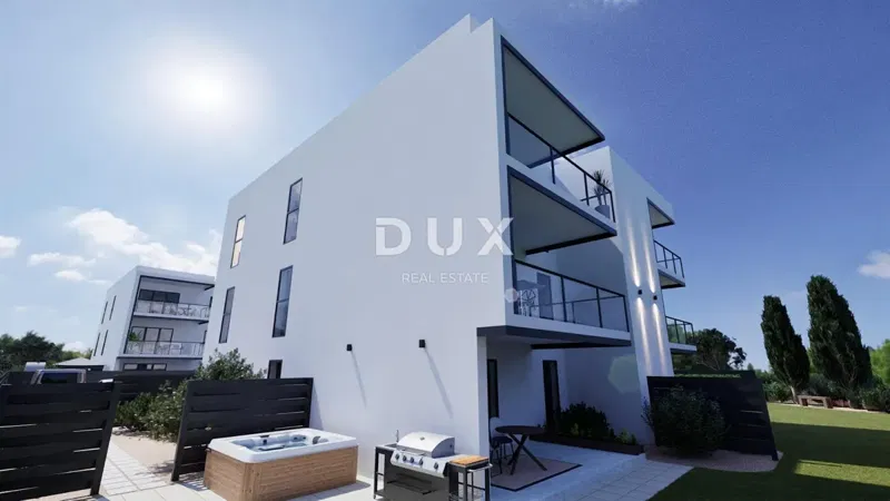 Istria, Peroj, 3-izbový apartmán, 66,54 m2, novostavba, záhrada