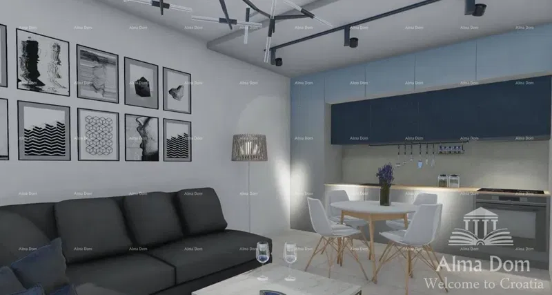 Pula, Multi-family modern building with an elevator, in close proximity to the shopping center - City Mall. – 2
