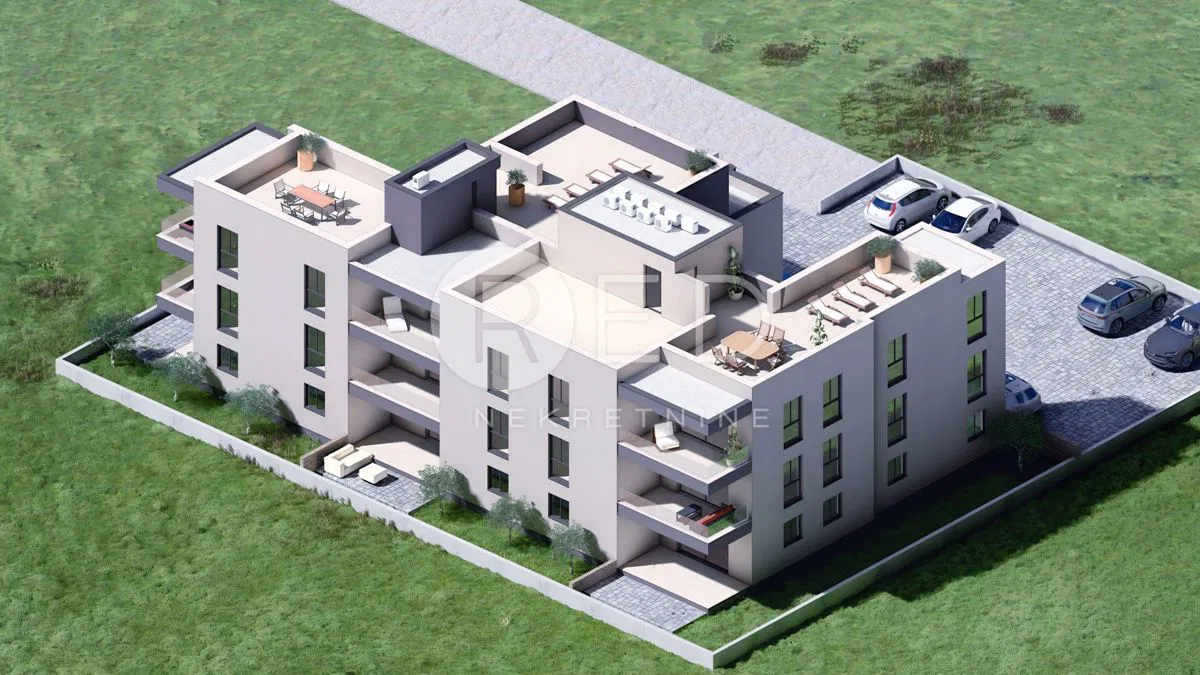 NOVOGRADNJA - Dvosoban stan na prvom katu S4 500 metara od mora - SABUNIKE, PRIVLAKA