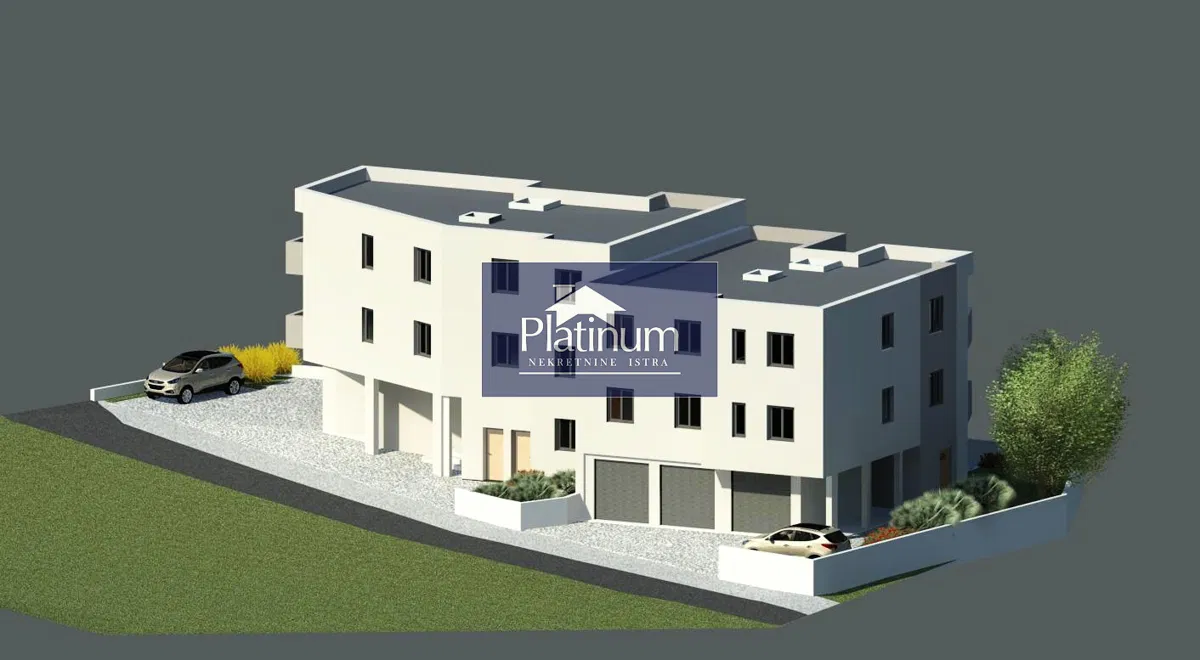 PULA VALDEBEK, STANOVANJE V 1. NADSTROPJU 55 M2 + GARSONJERA 25 M2 + PARKIRIŠČE + SHRAMBA
