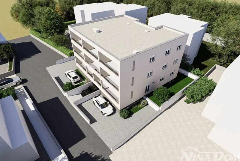 ZADAR-CRVENE KUĆE-NOVOGRADNJA-STAN S VRTOM I GARAŽOM | 103,85 m²