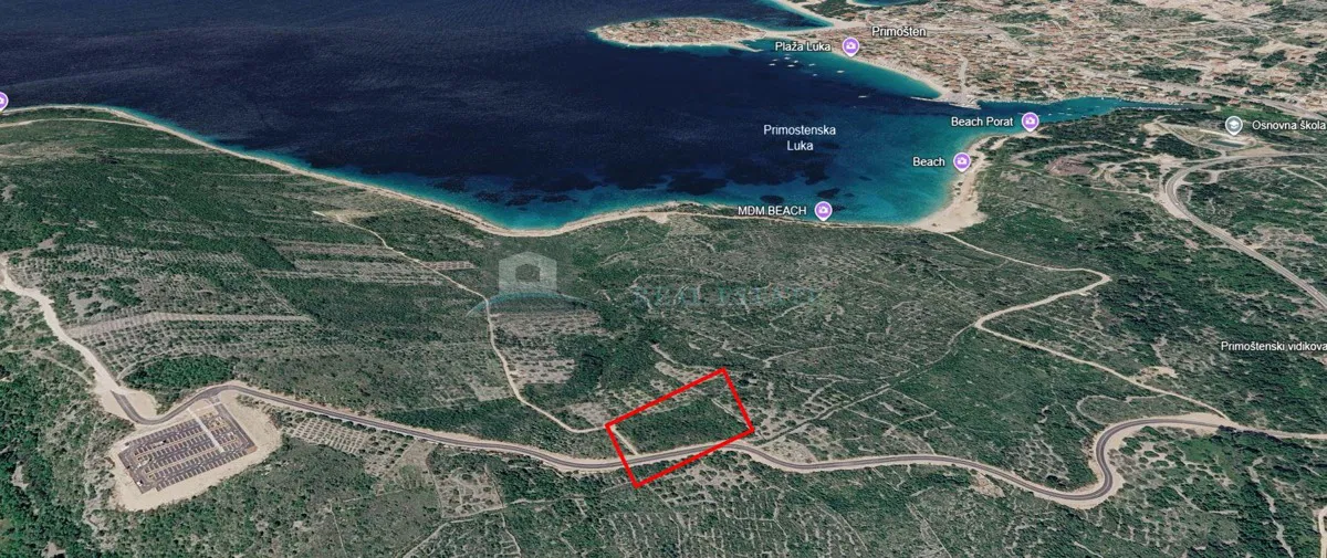 ATRAKTIVNO ZEMLJIŠTE ISPOD GOSPE OD LORETA – PRIMOŠTEN
