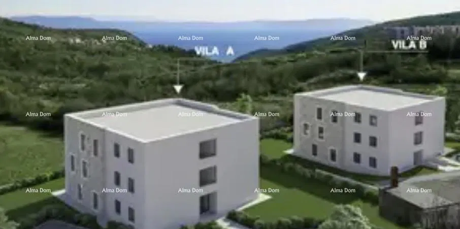 Prekrasni trosobni stan, Labin.