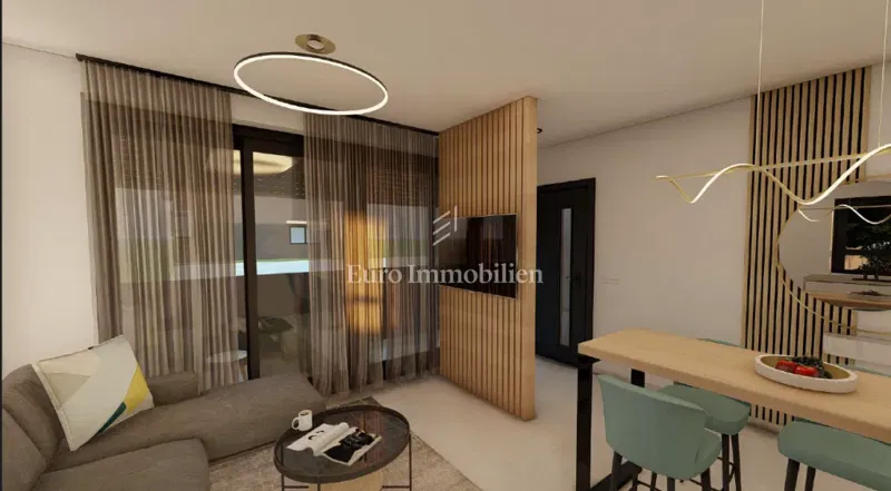 Vir – apartman blizu plaže s pogledom na Velebit
