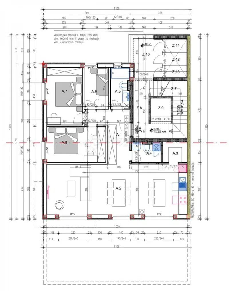 Flat Veli vrh, Pula, 113,11m2 – 3