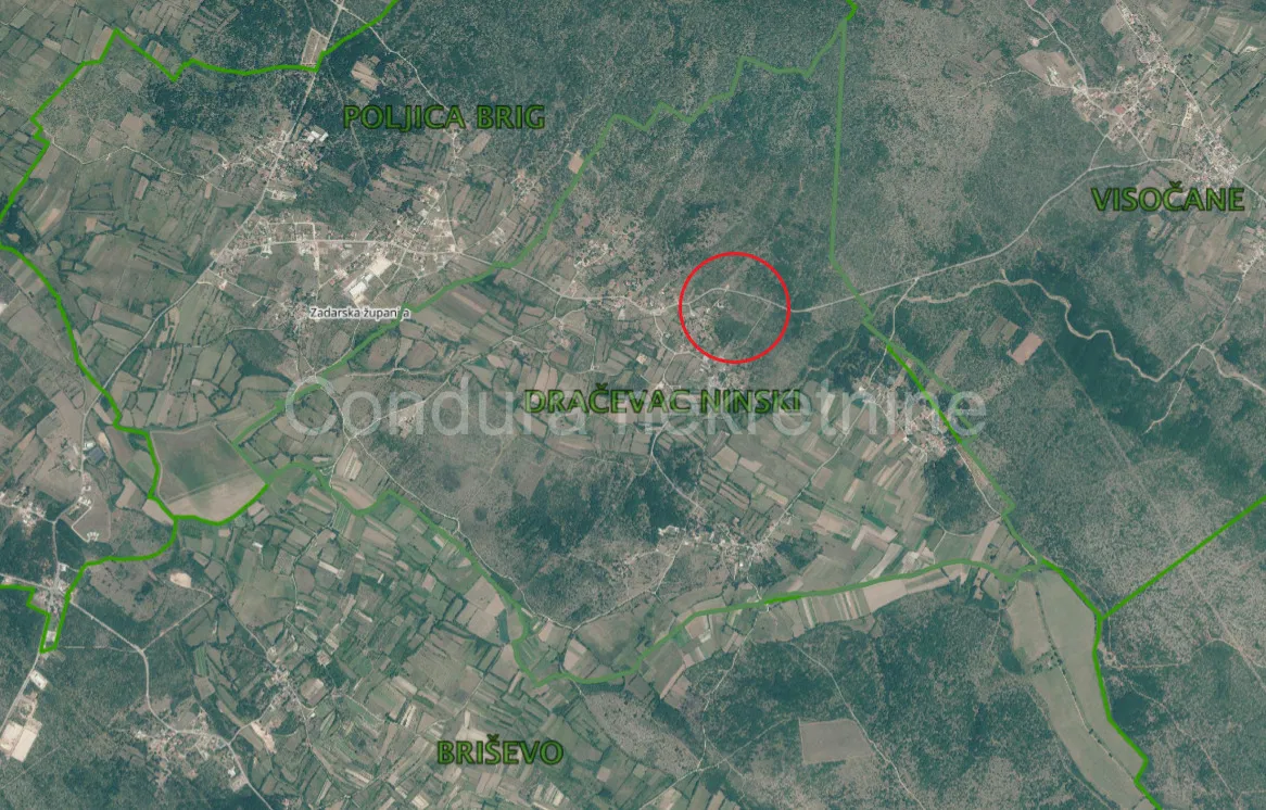 Ninski Dračevac - građevinsko zemljište 5734m2