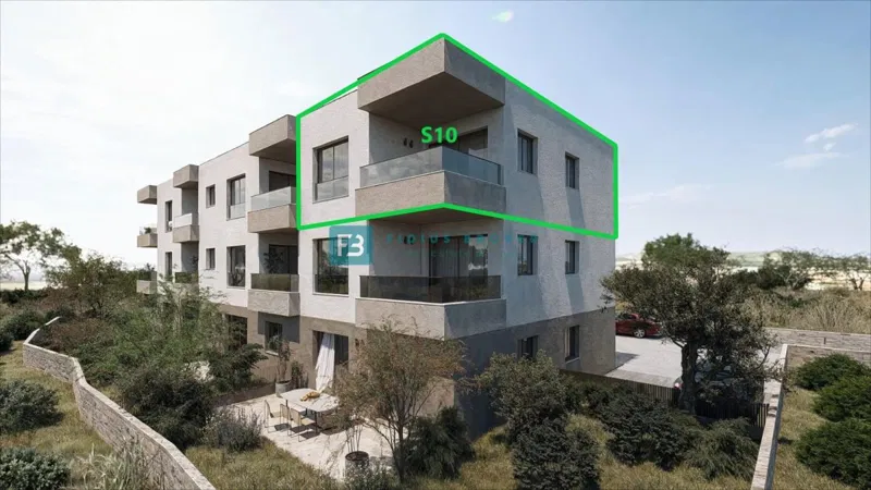 VODICE, novogradnja, 2. kat, 2 spavaće sobe, pogled na more – 3