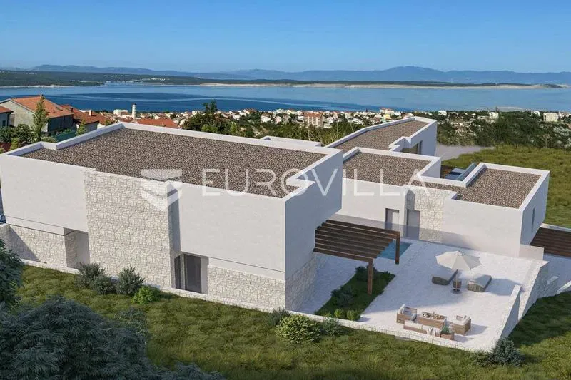 Crikvenica, modern new development, 3-room apartment, 104,4 m², swimming pool, sea view – 2