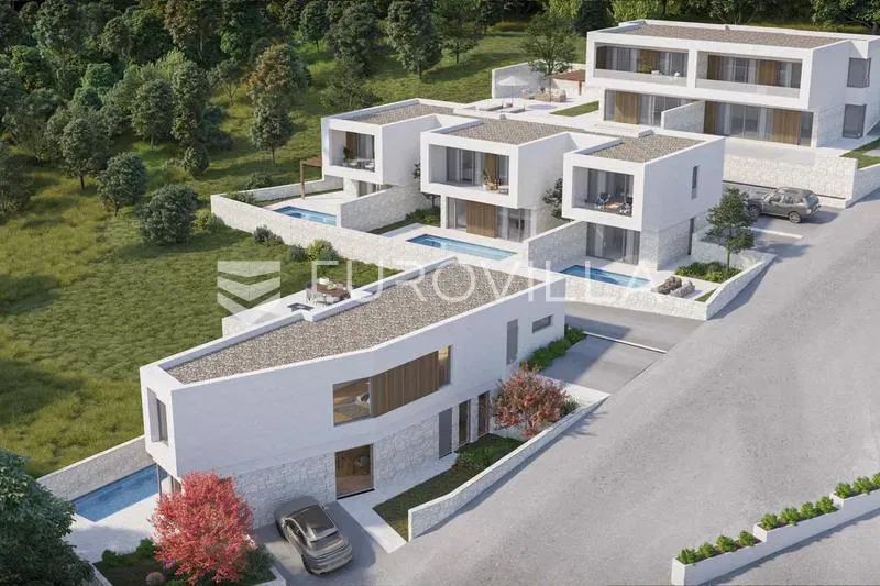 Crikvenica, modern new development, 3-room apartment, 104,4 m², swimming pool, sea view – 3
