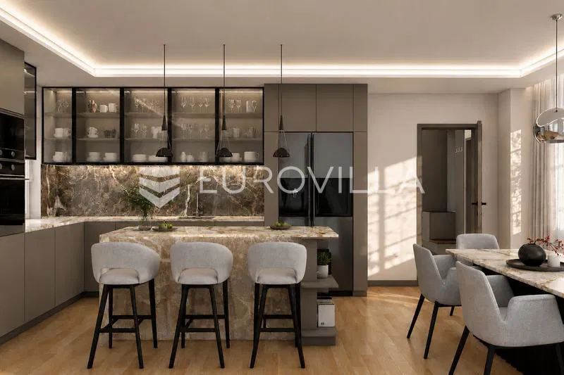 Grad Cres, Centar, luksuzan trosoban stan 68 m², odlična lokacija