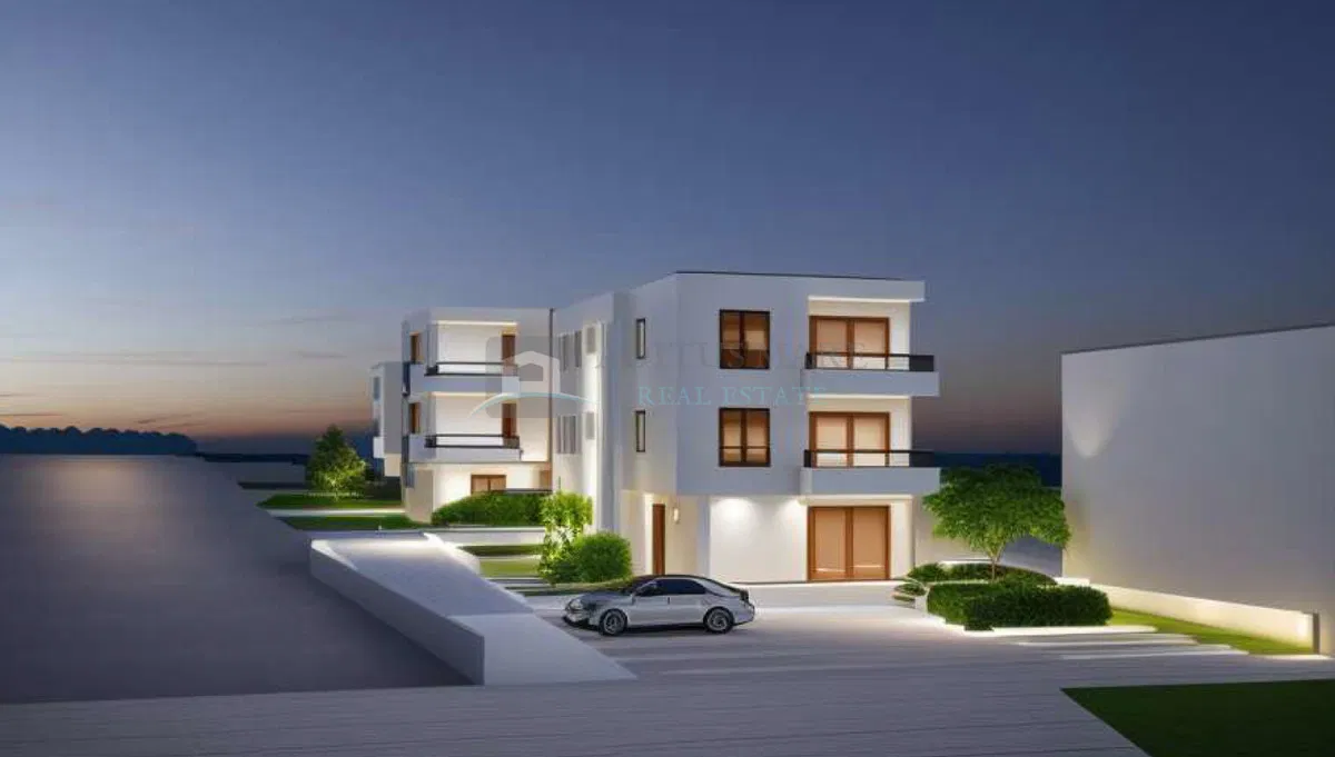 MODERAN DVOSOBAN STAN S3 (56,87 m²) – BRODARICA | 350 M OD PLAŽE | MIRNA LOKACIJA