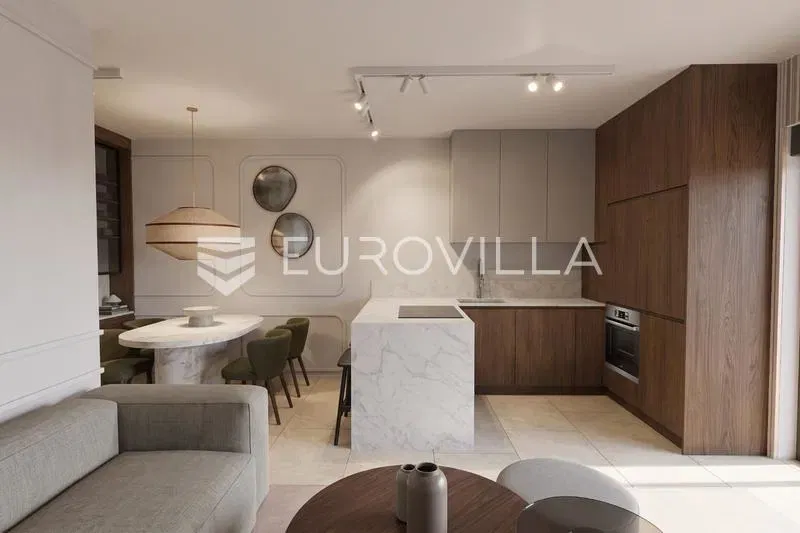 Istra, Novigrad, atraktivan stan u izgradnji blizu mora i centra