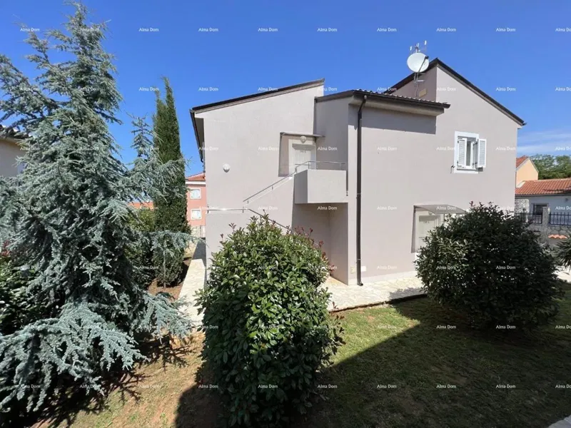 MEDULIN, POŠESI, STAN 73,54 m² S VRTOM, 150 m OD MORA