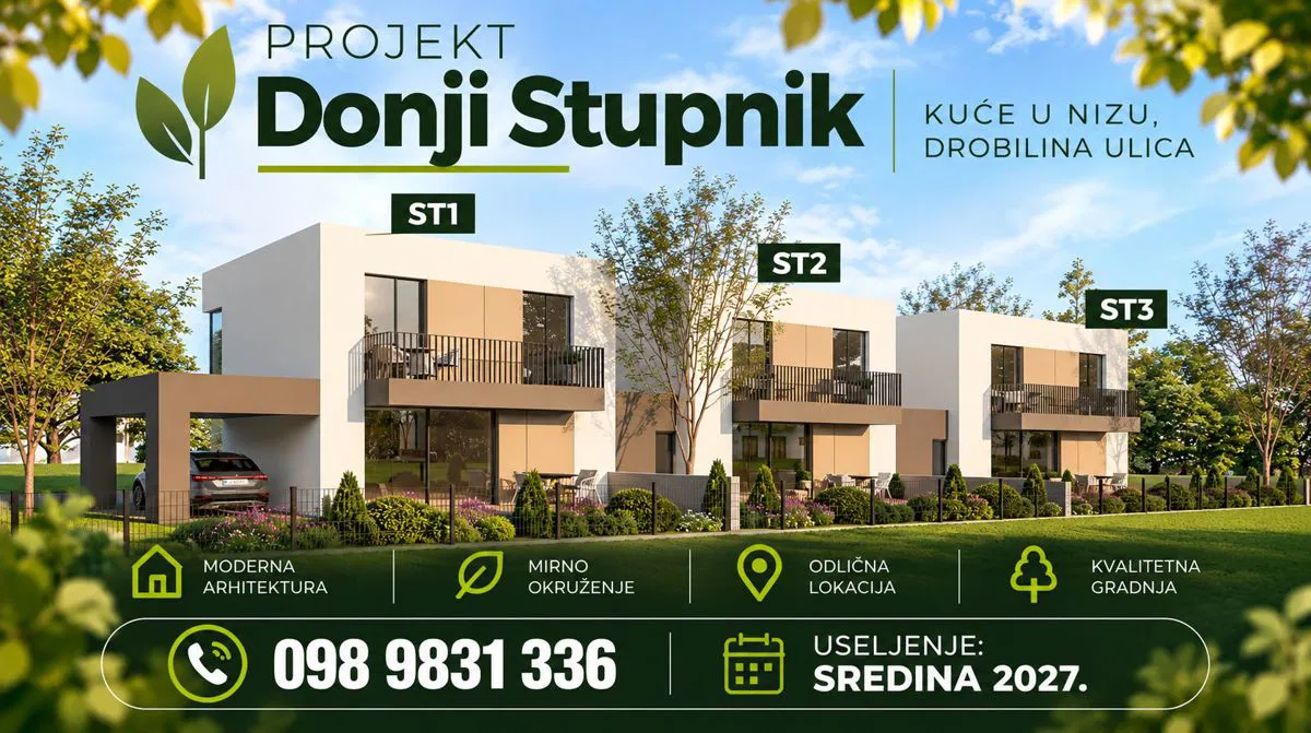 Kuća: Donji Stupnik, 137.18 m2, novogradnja