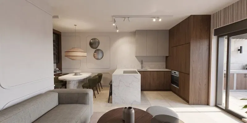 Novigrad – byt na prízemí s 100 m² záhradou a krytou terasou
