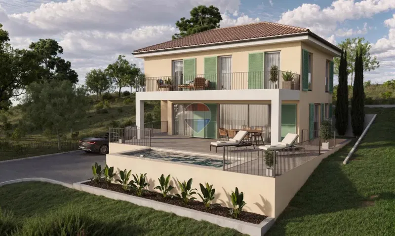 Crikvenica, Jadranovo- građevinsko zemljište sa projektom za vilu sa bazenom