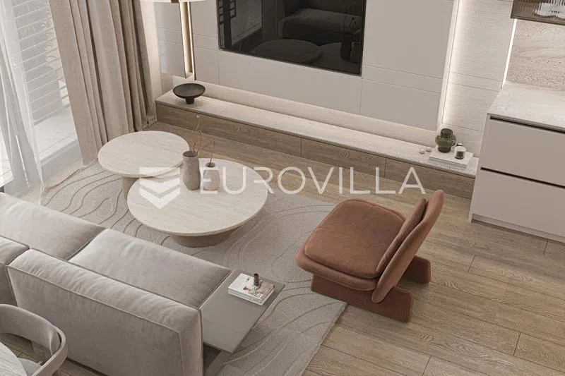 Kaštel Lukšić, trosobni stan na 1. katu površine 76,89 m², S3