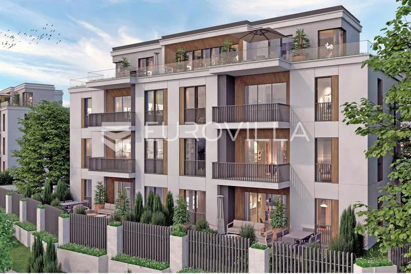 Kaštel Lukšić, trosobni stan u prizemlju površine 78,41 m², S2