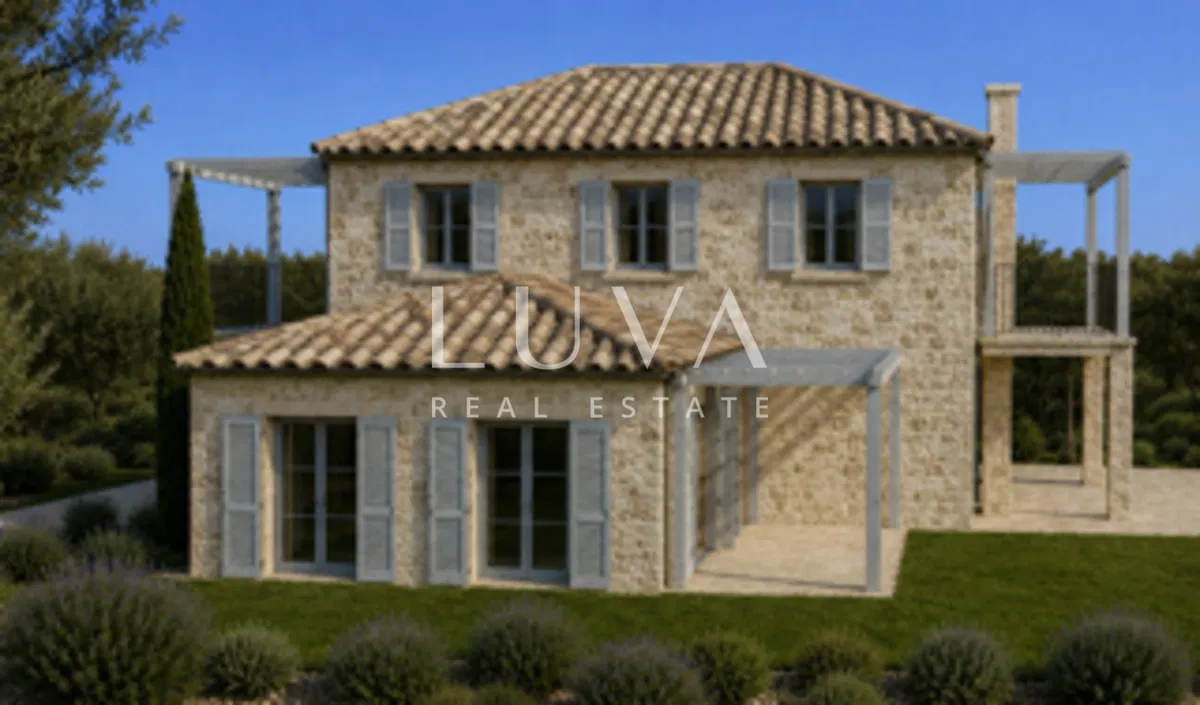 Hvar, Dol, zemljište s građevinskom dozvolom 2321m2, prodaja