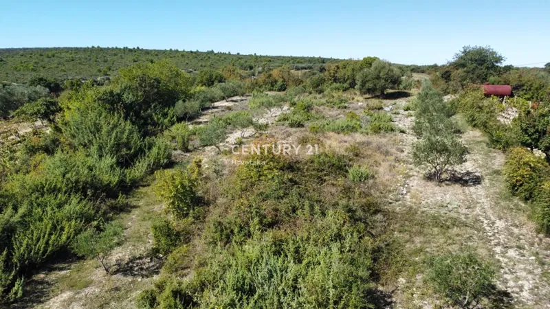 Građevinski teren sa predivnim pogledom na prirodu te  na malom  povišenom brdu, Raštane Donje 3321 m2 po 60 eura