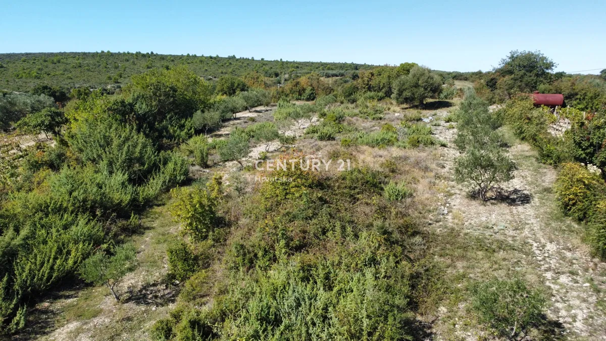Građevinski teren sa predivnim pogledom na prirodu te  na malom  povišenom brdu, Raštane Donje 3321 m2 po 60 eura