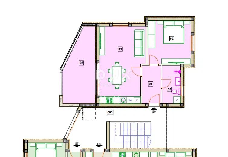 Apartment Vodice, 61,62m2 – 2