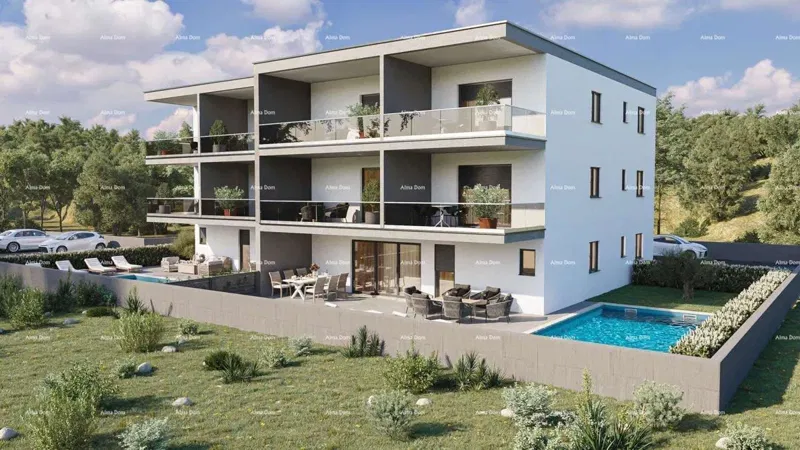 NOVIGRAD –NOVOGRADNJA, STAN 81,22 m² S TERASOM 13 m²