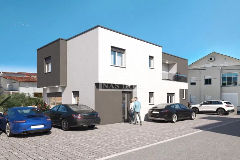 Vodice - Two-story apartment S1 with garden, great location, 500m to the beach – 2