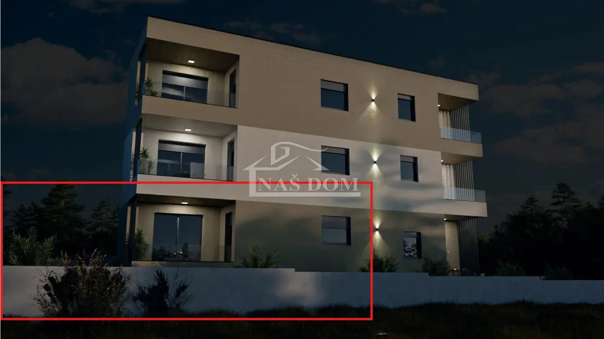 Šibenik- dvosoban apartman sa  vrtom