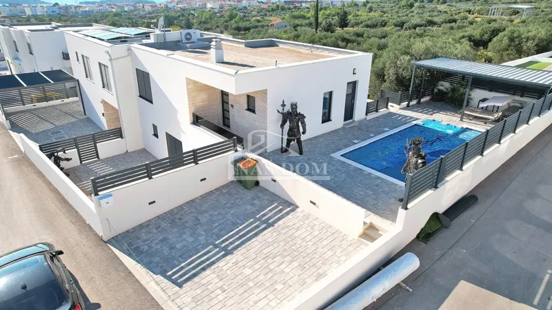Vodice - Furnished semi-detached house with swimming pool, sea view – 3