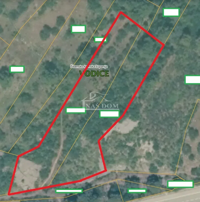 Vodice – Građevinsko zemljište 3.772 m²