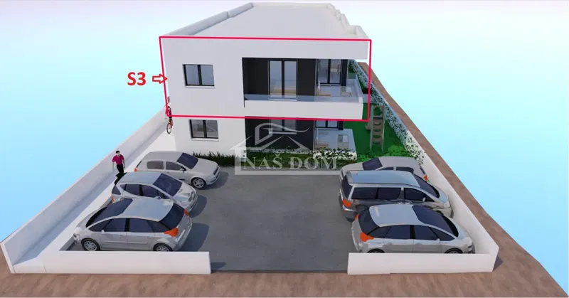 Vodice - Stan S3,  prvi kat NOVOGRADNJA