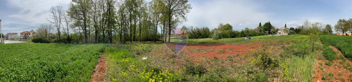 Istra, Barban - Građevinsko zemljište s pravomoćnom dozvolom i projektom kuće s bazenom, 150 m2