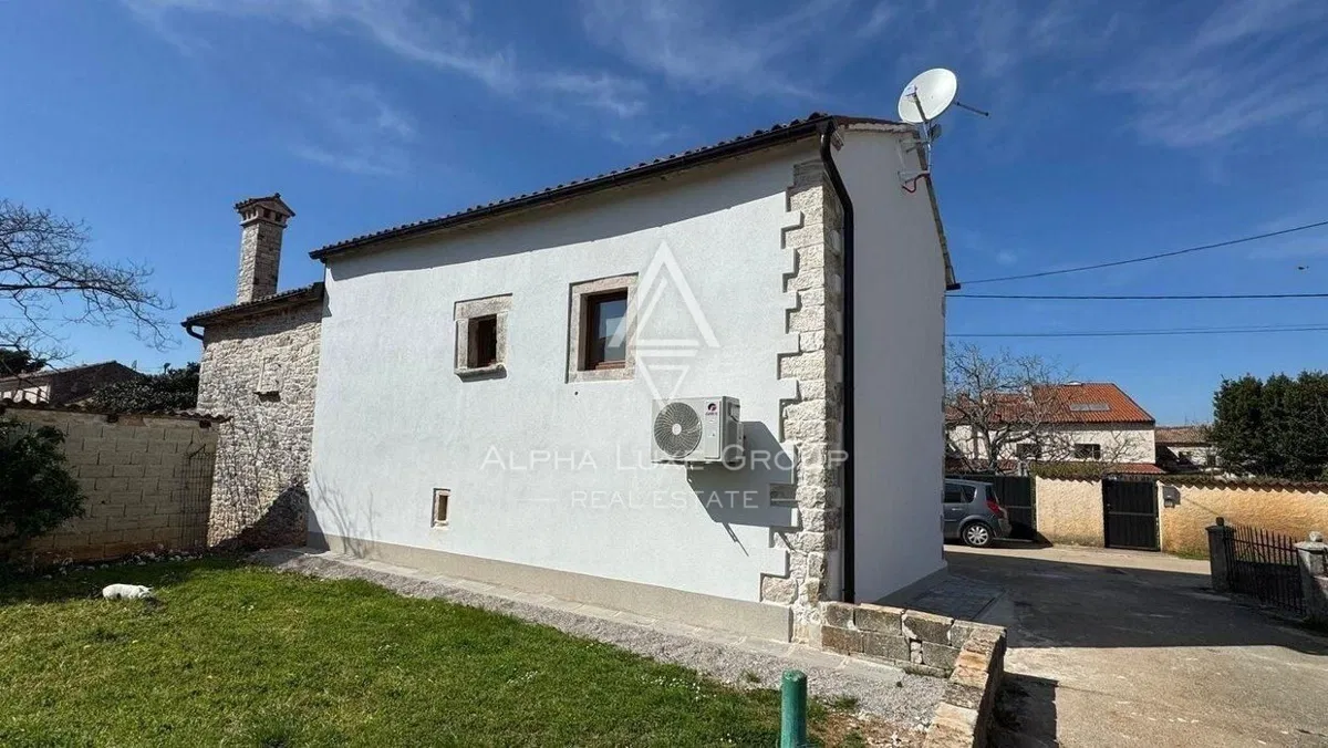 Istrien, Barban : Renoviertes Steinhaus im Zentrum