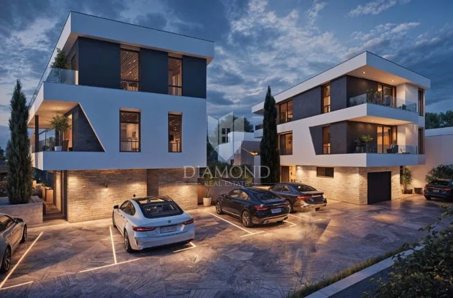 Medulin - grazioso appartamento in un nuovo edificio di pregio vicino al mare