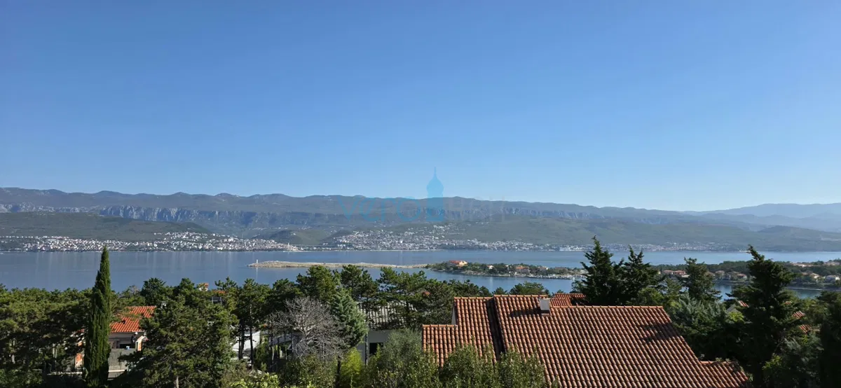Šilo, otok Krk, dvosoban stan na 2 katu, novogradnja, pogled na more, prodaja
