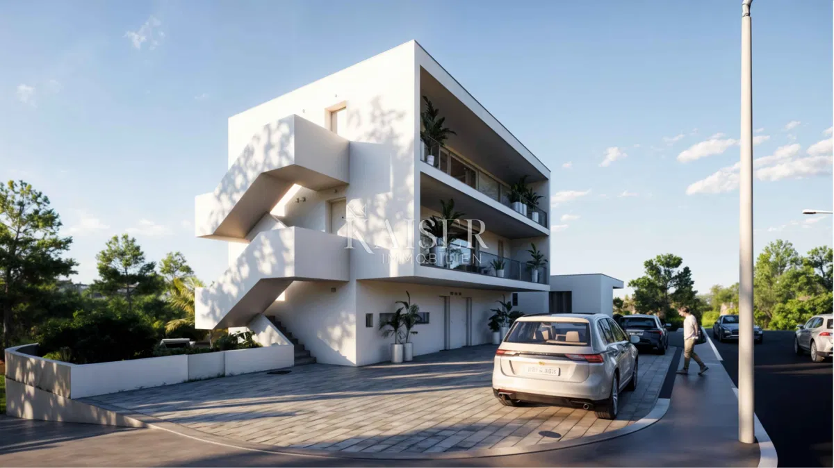 Umag, környék, új építésű, három hálószobás apartman csendes helyen