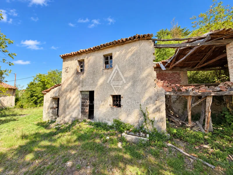 Istria, Draguć: dom do adaptacji z widokiem na Draguć – 3
