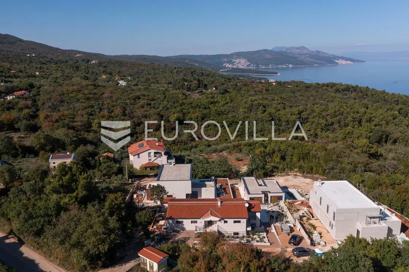Labin, Drenje, moderna vila s bazenom i otvorenim pogledom na more – 3