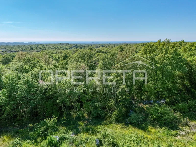 Istra, Lovreč – Građevinsko zemljište Lovreč te 830 m² s pogledom na more – 2
