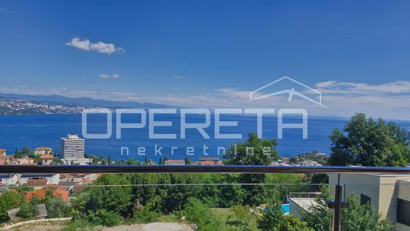 Ekskluzivan apartman s panoramskim pogledom na more i Opatiju – bazeni, parking i vrhunska lokacija – 2