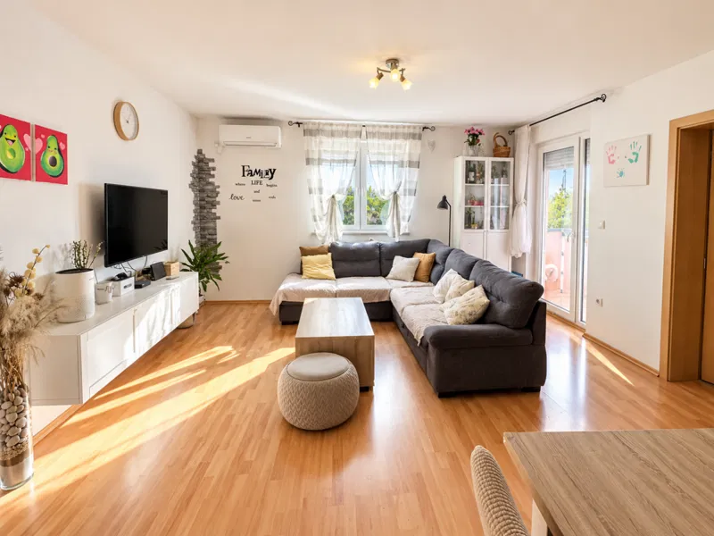 MEDULIN – OKOLICA,PROSTRANI STAN 71,89 m² S DVIJE SPAVAĆE SOBE, LOĐOM I PARKINGOM! – 2