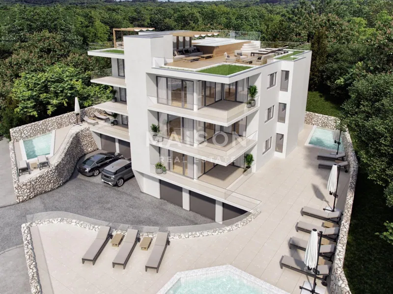 Veliki stan s bazenom u novogradnji 207 m2 - Crikvenica – 3