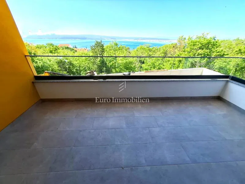 Crikvenica – sodobna novogradnja, pogled na morje in zasebnost – 2