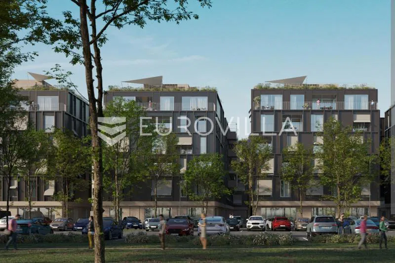 Zagreb, Črnomerec, new build, two-room apartment with a loggia and a balcony, garage parking space – 3